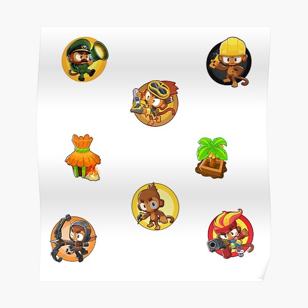 Singe Bloons Td 6 pack Poster RB2407 product Offical bloons td Merch