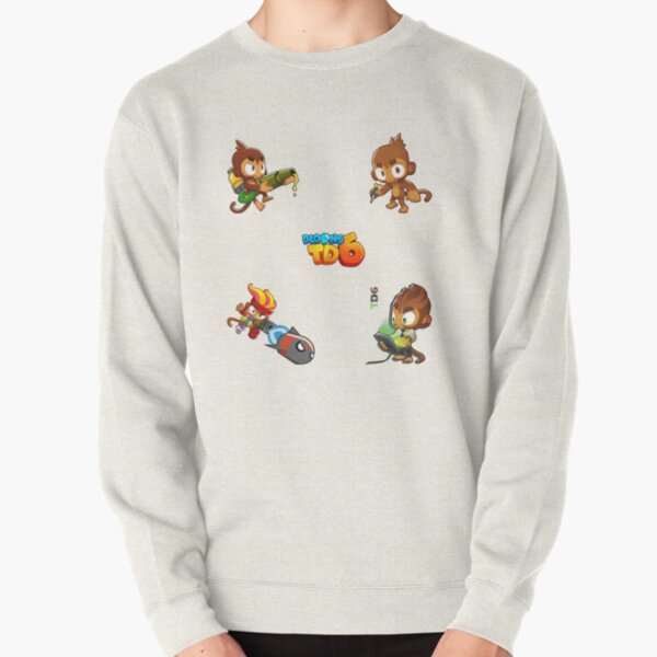 Singe Bloons Td 6 pack Pullover Sweatshirt RB2407 product Offical bloons td Merch