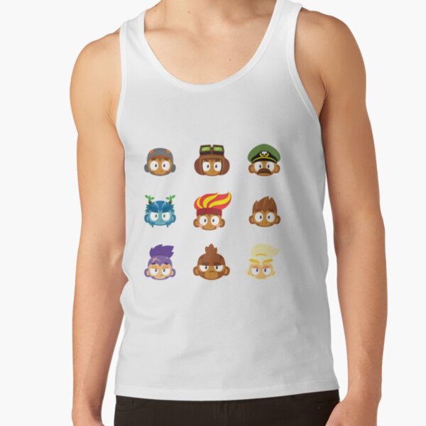 Singe Bloons Td 6 pack Tank Top RB2407 product Offical bloons td Merch