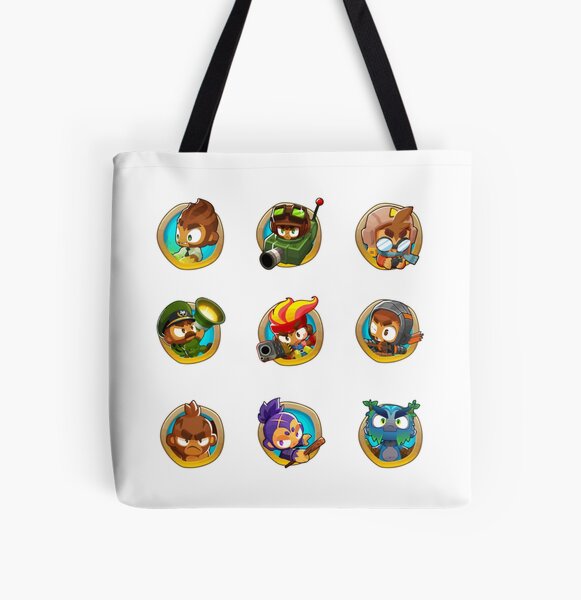 Singe Bloons Td 6 pack All Over Print Tote Bag RB2407 product Offical bloons td Merch