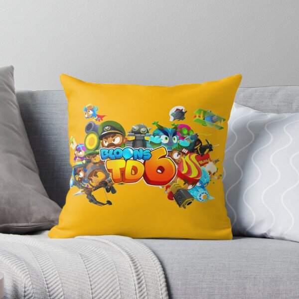    Bloons TD6 Throw Pillow RB2407 product Offical bloons td Merch