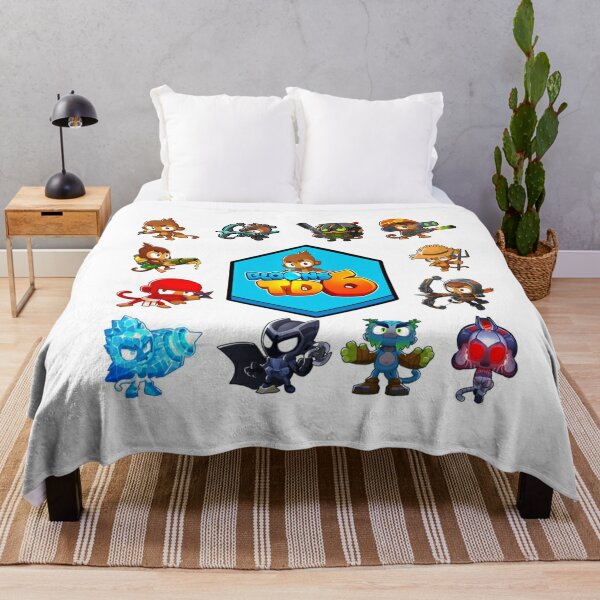 Monkey Bloons Td 6 Throw Blanket RB2407 product Offical bloons td Merch