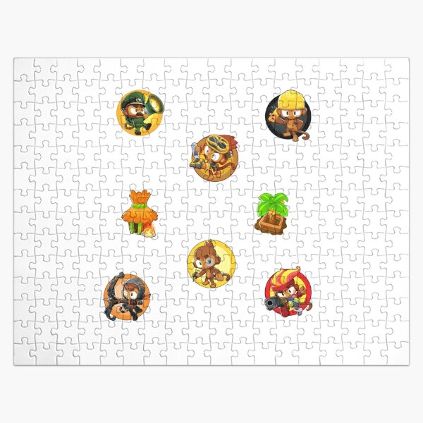 Singe Bloons Td 6 pack Jigsaw Puzzle RB2407 product Offical bloons td Merch