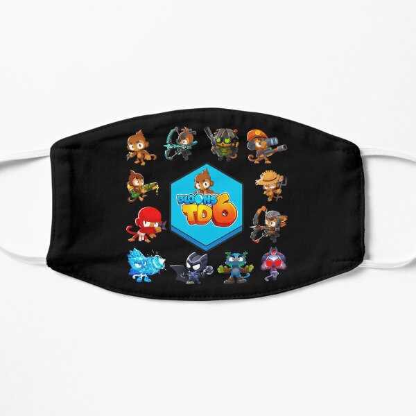Bloons Td 6 Flat Mask RB2407 product Offical bloons td Merch